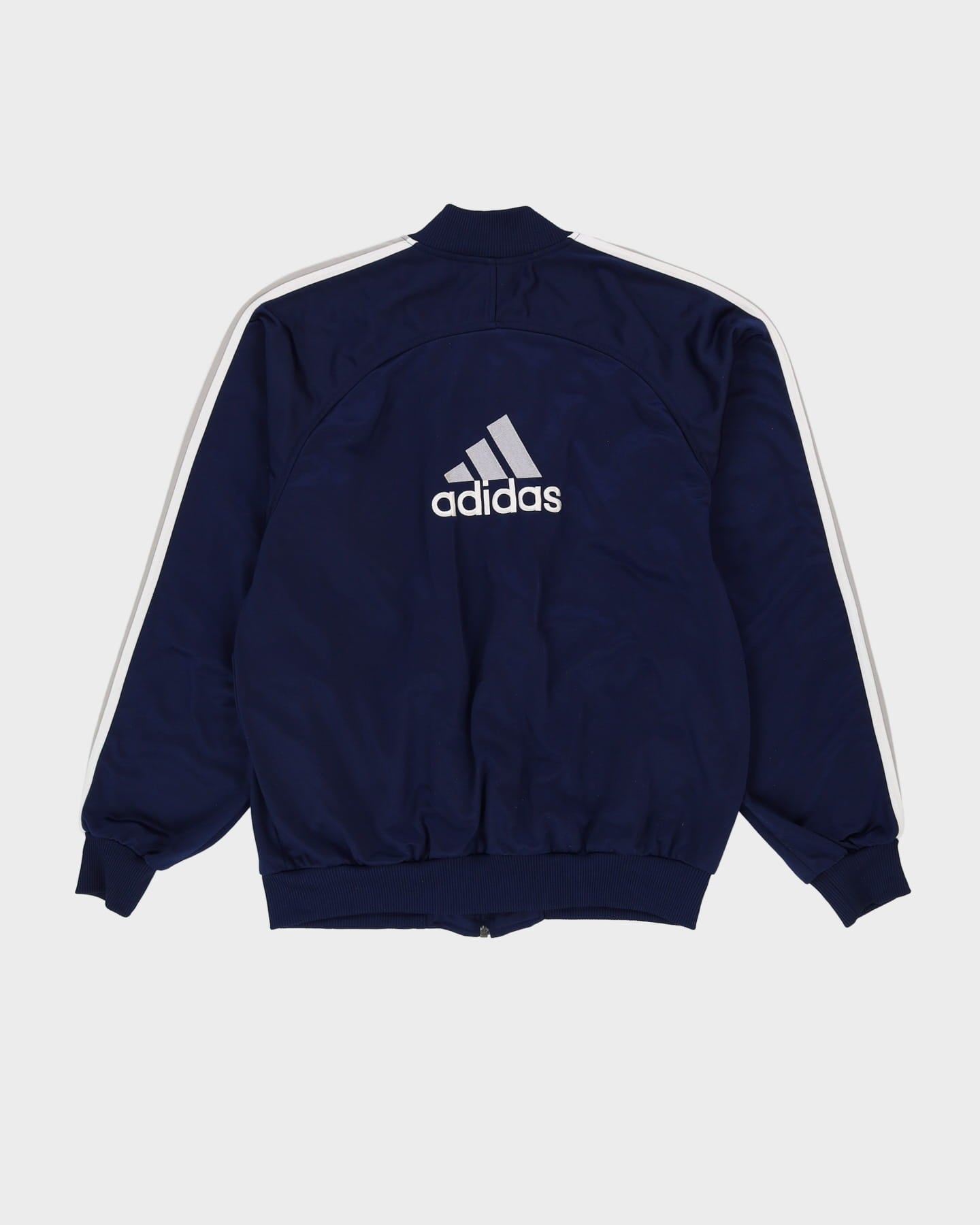 Vintage 90s Adidas Navy Track Jacket - M