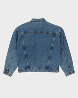 Vintage 90s Guess Blue Button Up Denim Jacket - L