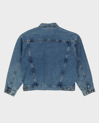 Vintage 90s Guess Blue Button Up Denim Jacket - L