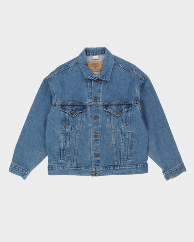 Vintage 90s Dennis The Menace Blue Button Up Denim Jacket - L