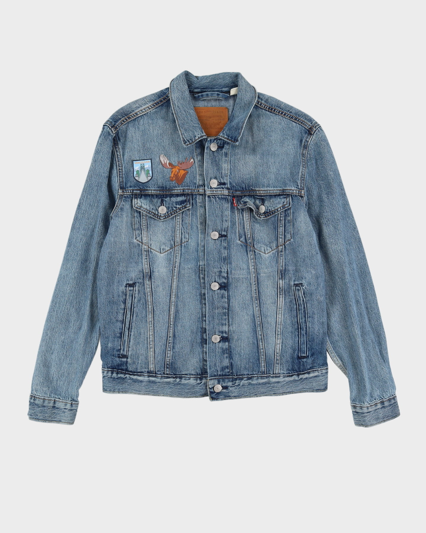 Levi's Big E Re-Pro Vancouver Patches Blue Denim Jacket - M