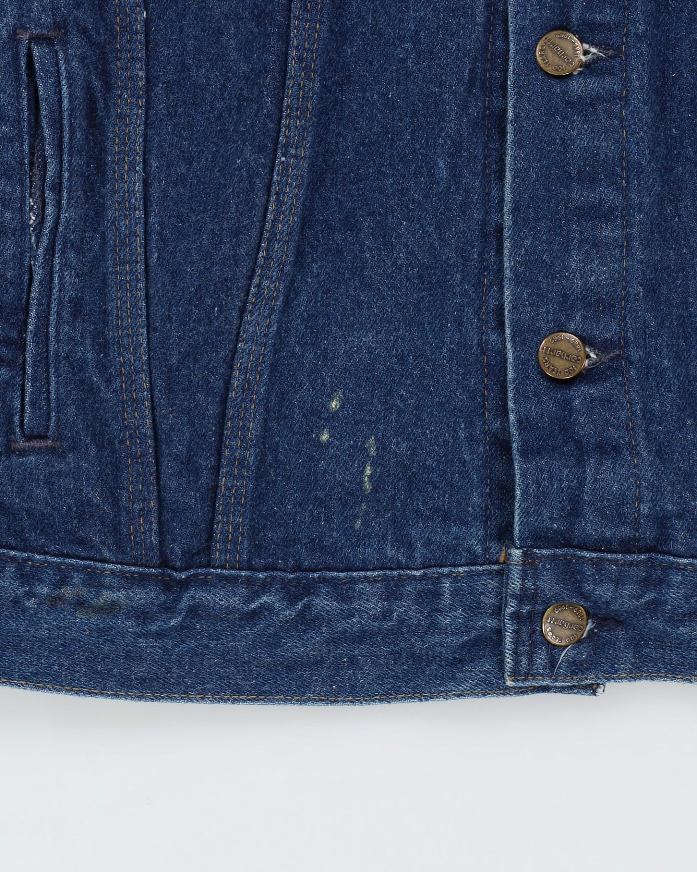 Vintage 90s Carhartt Navy Denim Jacket - XL