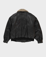 Eddie Bauer Black Leather Jacket - M