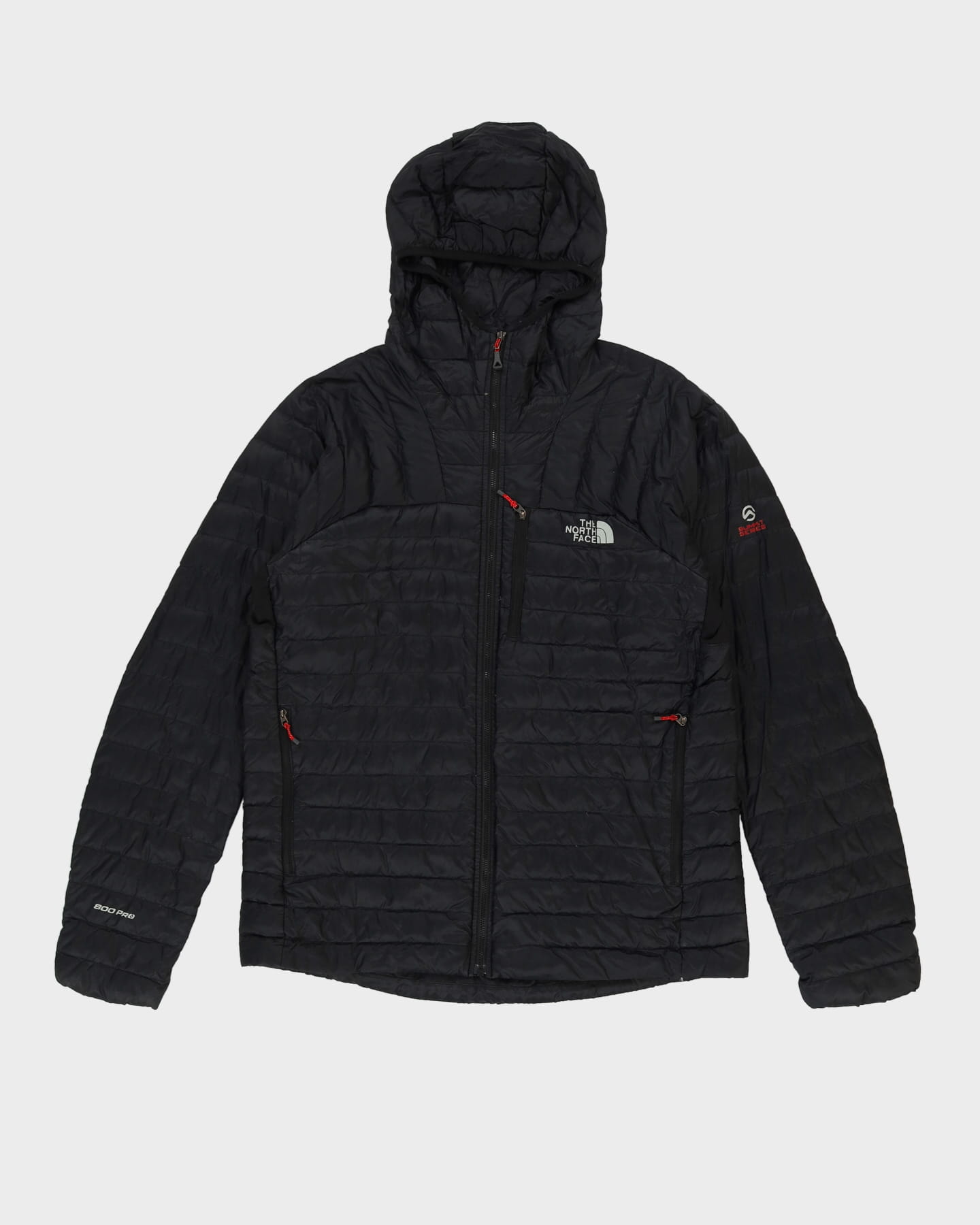 The North Face Summit Series 500 Pro Black Padded / Lightweight Puffer Jacket - L