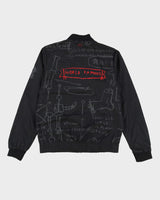 Reebok X Jean Michael Basquiat X Swizz Beats Black Hooded Anorak Jacket - M