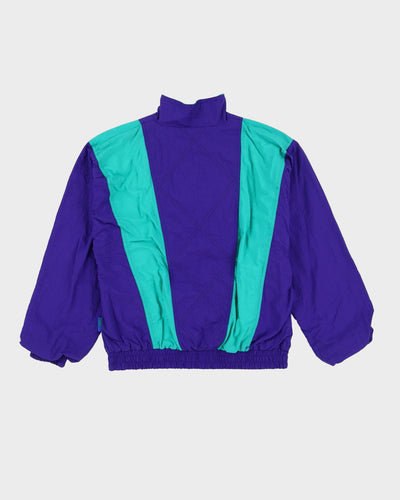 Vintage 80s Puma Purple / Green Shell Jacket - M