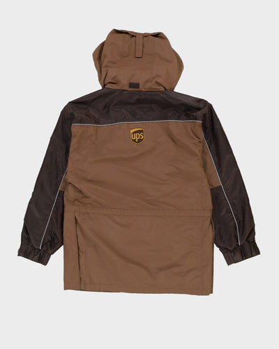 UPS Postal Brown Windbreaker Jacket - S