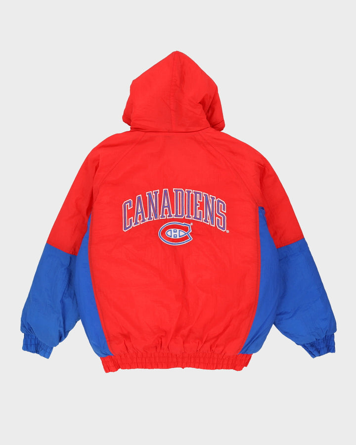 Vintage 90s Montreal Canadiens NHL Red / Blue Jacket - L