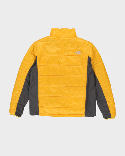The North Face Yellow Padded Puffer Jacket - XL
