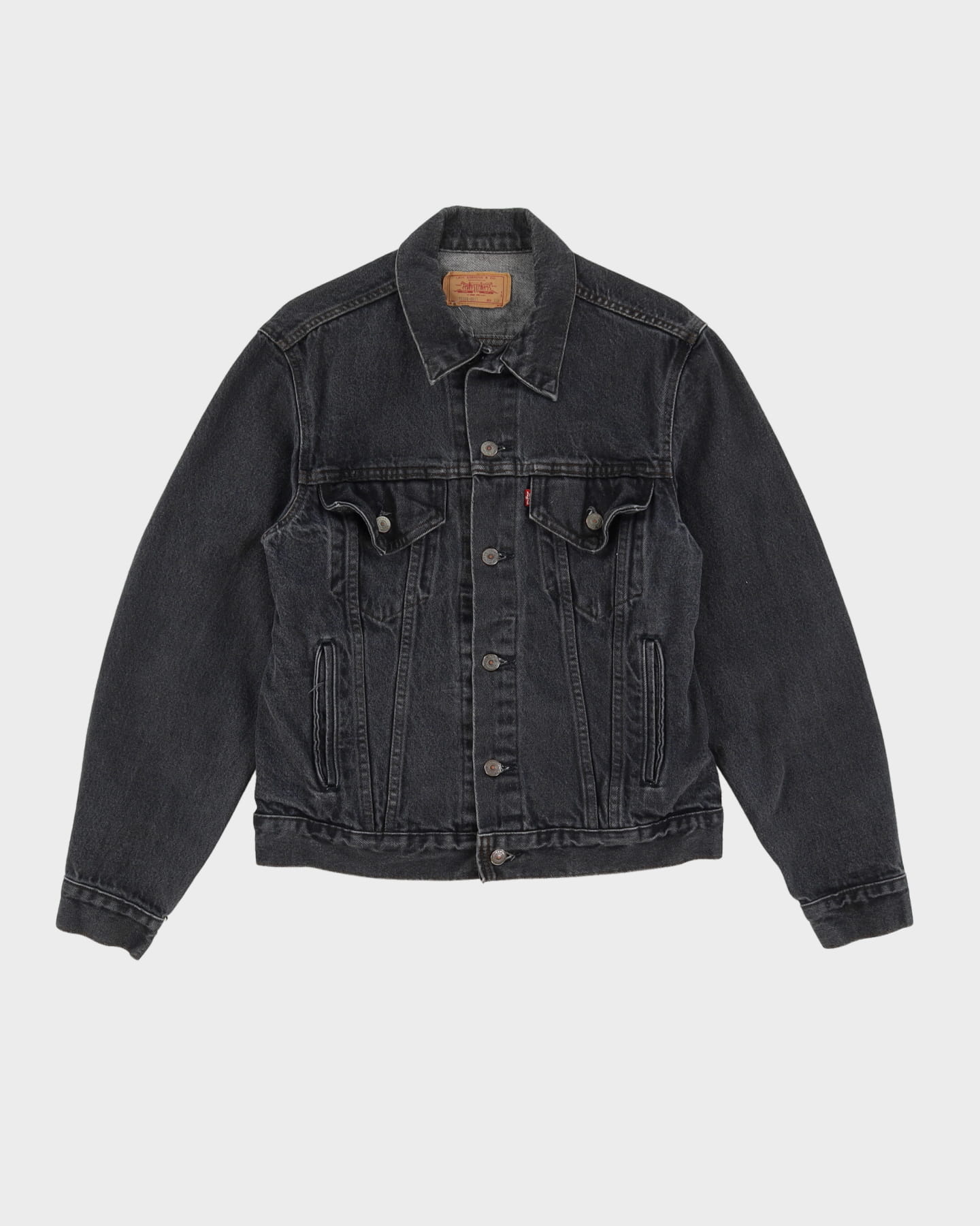 Vintage 80s Levi's Black Denim Jacket - M
