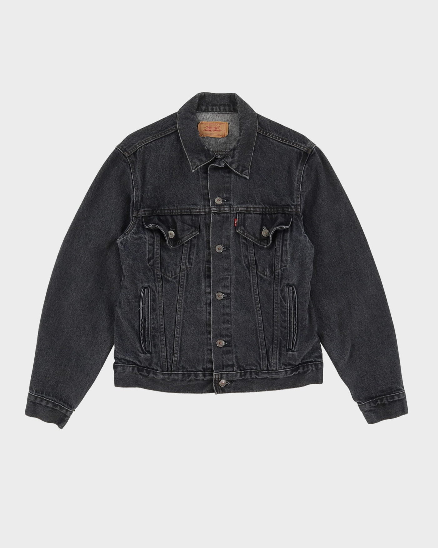 Vintage 80s Levi's Black Denim Jacket - M