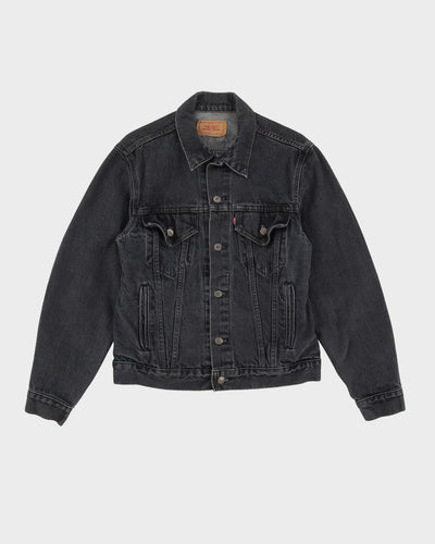 Vintage 80s Levi's Black Denim Jacket - M