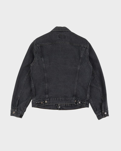 Vintage 80s Levi's Black Denim Jacket - M