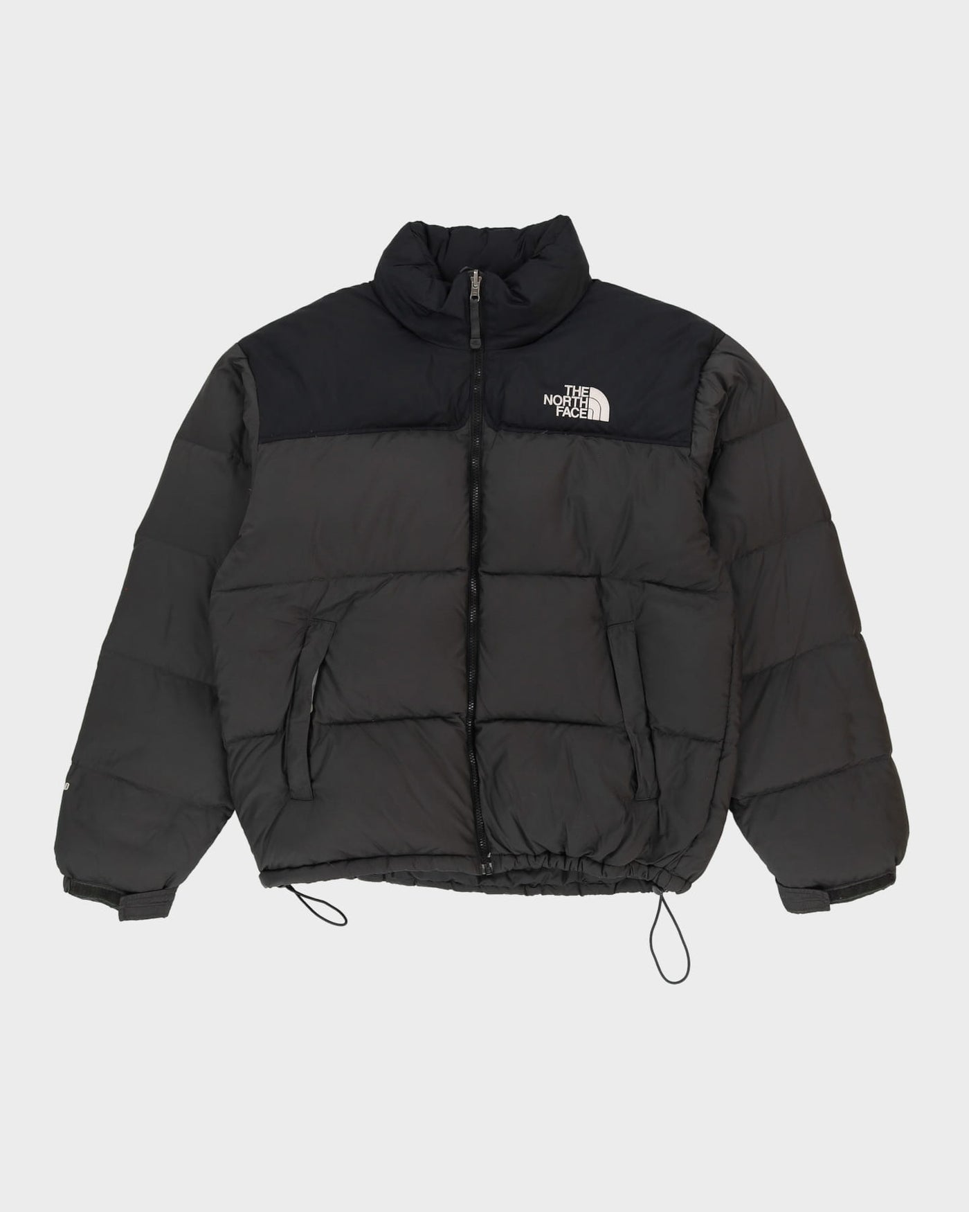 The North Face Dark Grey / Black Nupste 700 Puffer Jacket - L
