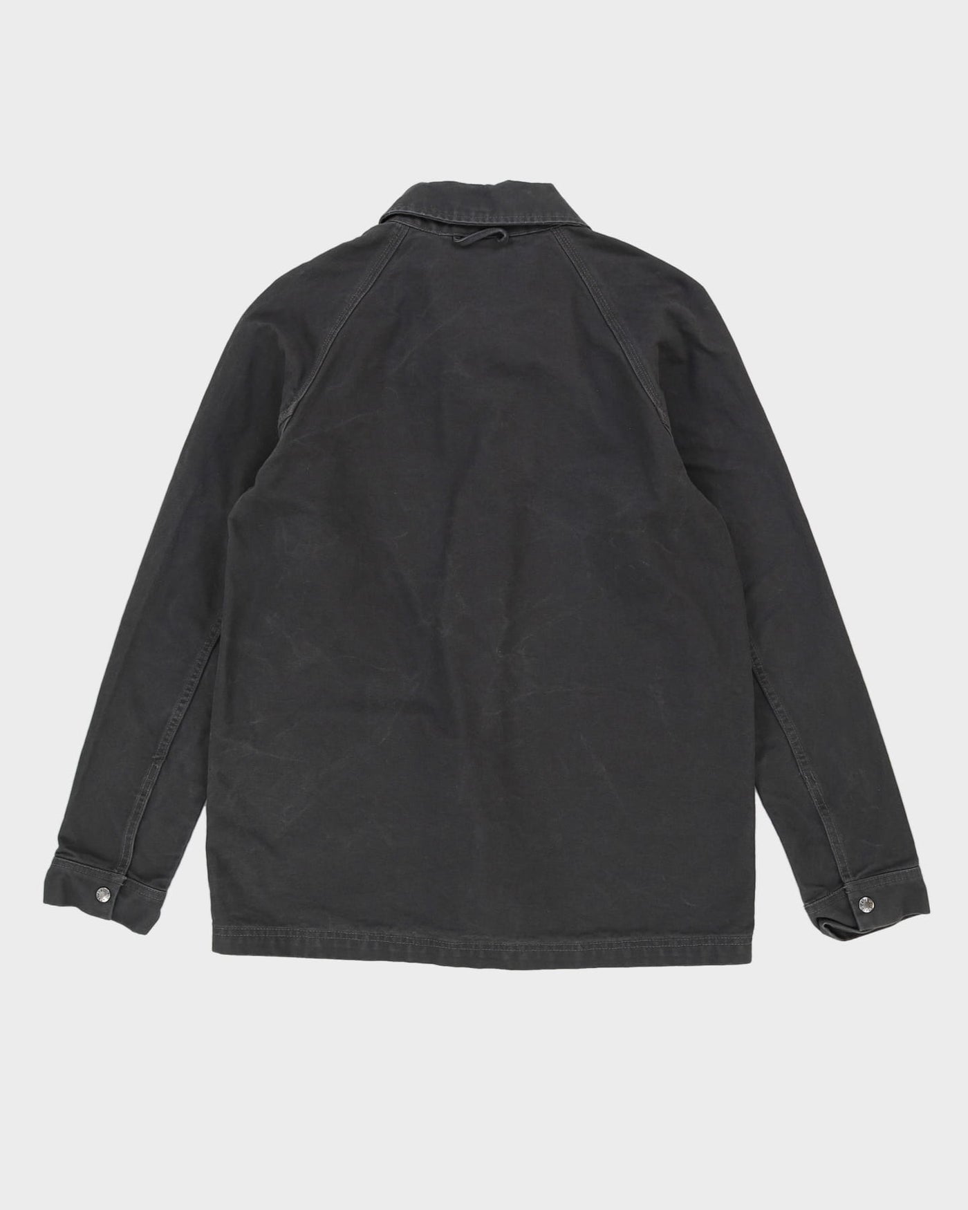 00s The North Face Grey Denim Workwear Jacket - M