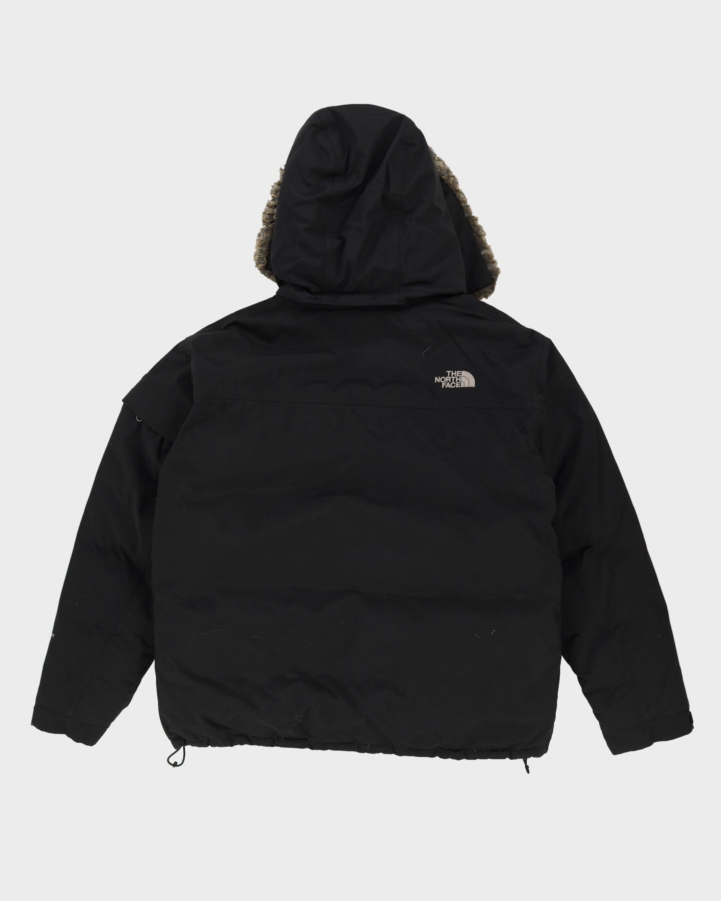 The North Face Black HyVent Hooded Puffer Jacket - M
