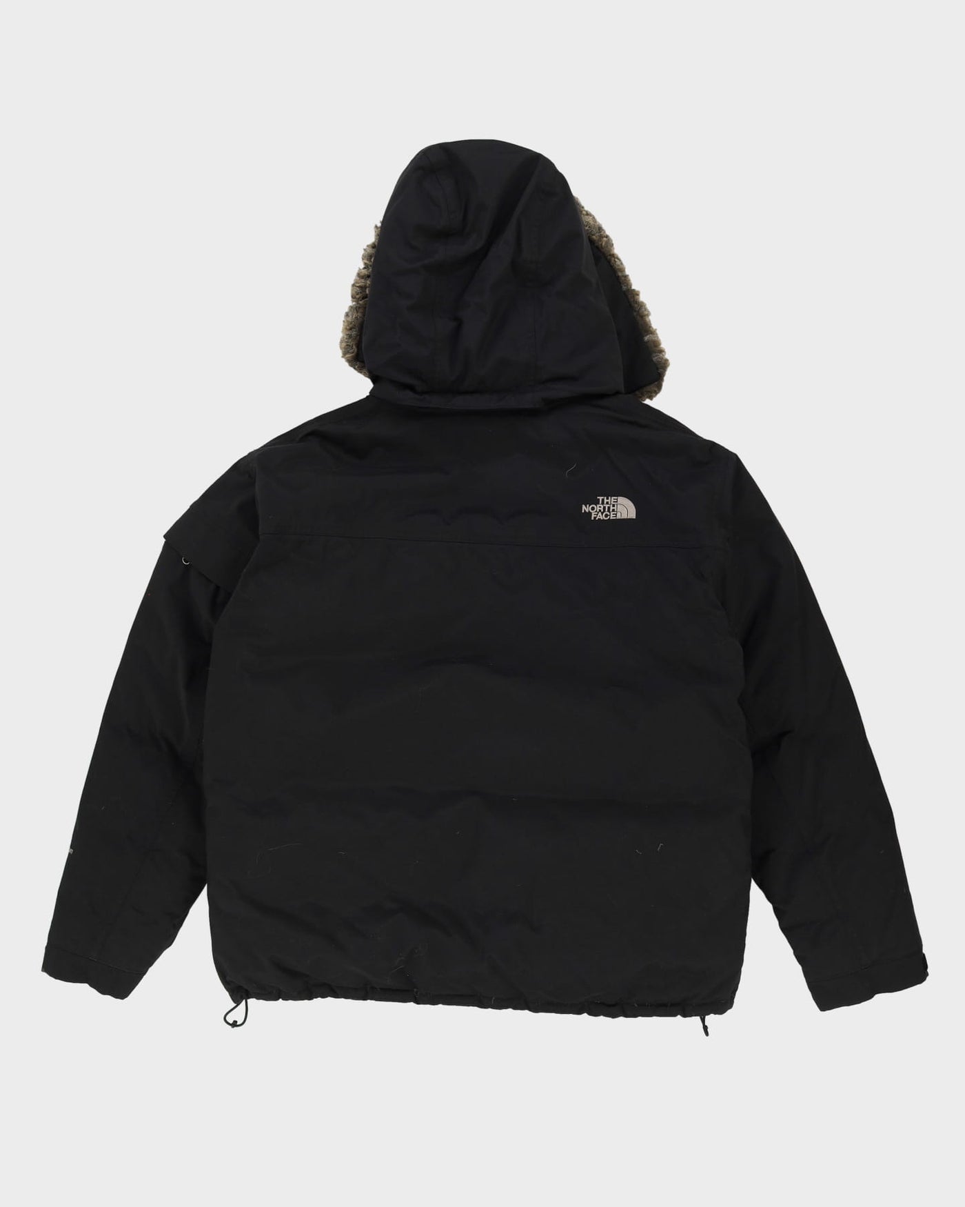The North Face Black HyVent Hooded Puffer Jacket - M