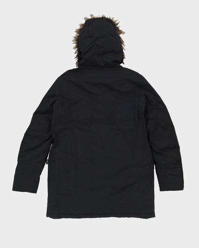 Woolrich Black Hooded Puffer Jacket - L