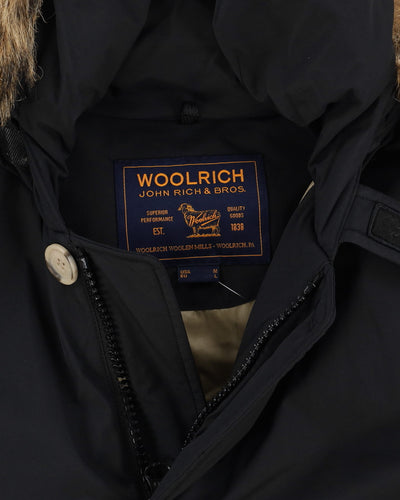 Woolrich Black Hooded Puffer Jacket - L