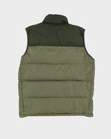 Nike Green Two Tone Sleeveless Puffer Jacket / Gilet - M