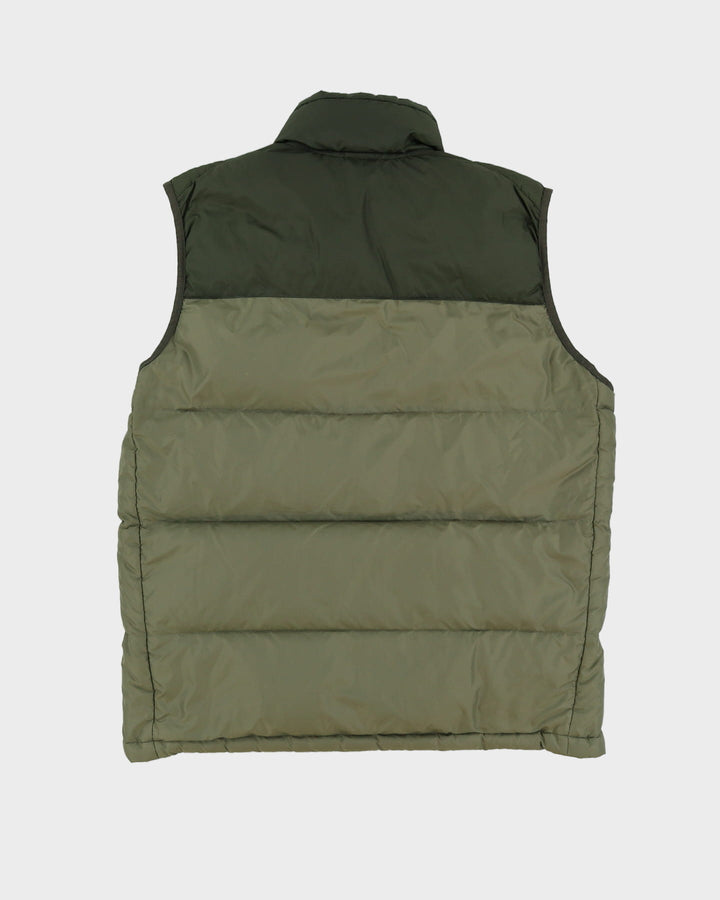 Nike Green Two Tone Sleeveless Puffer Jacket / Gilet - M