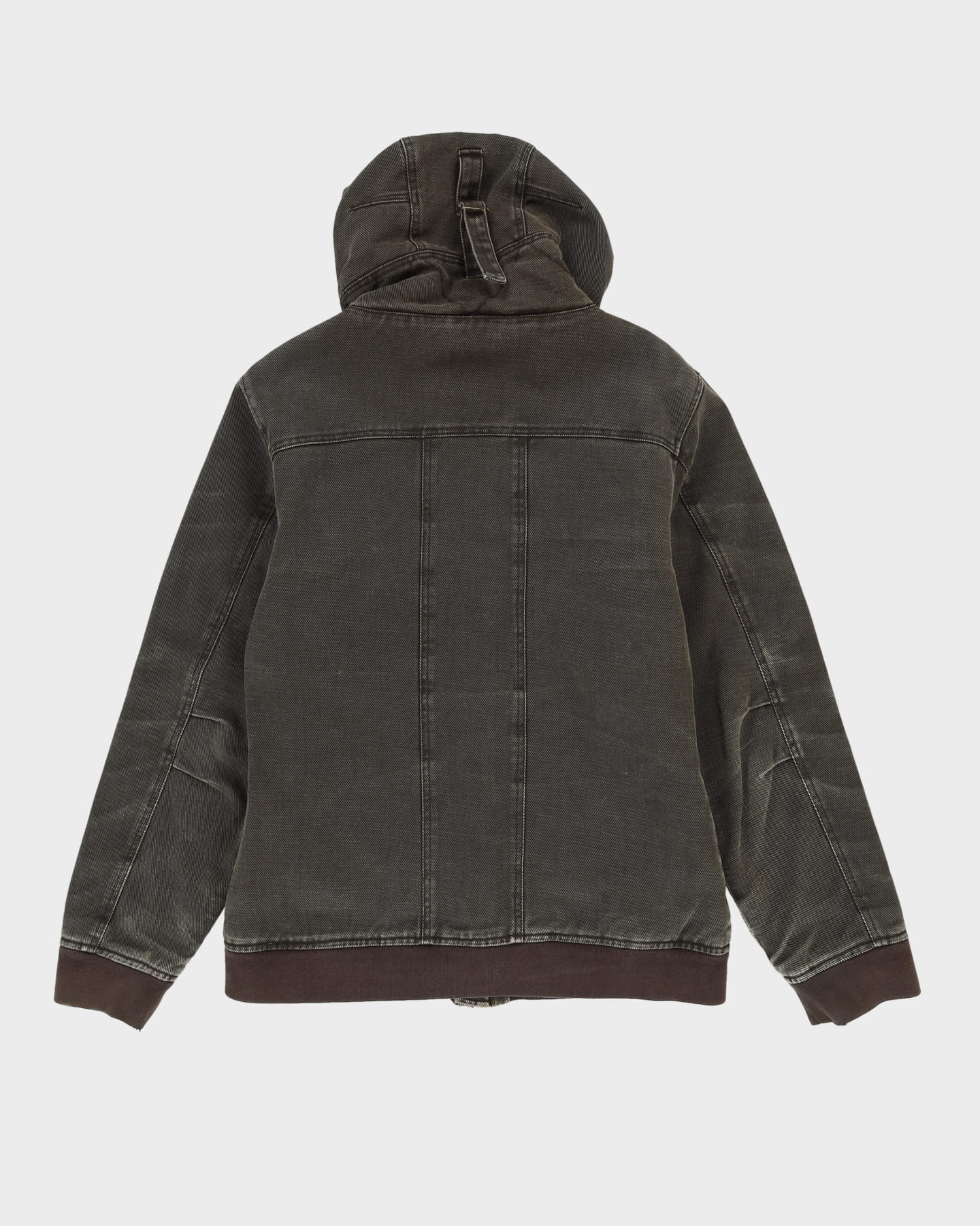 Sitka Heavyweight Grey Hooded Anorak Jacket - L