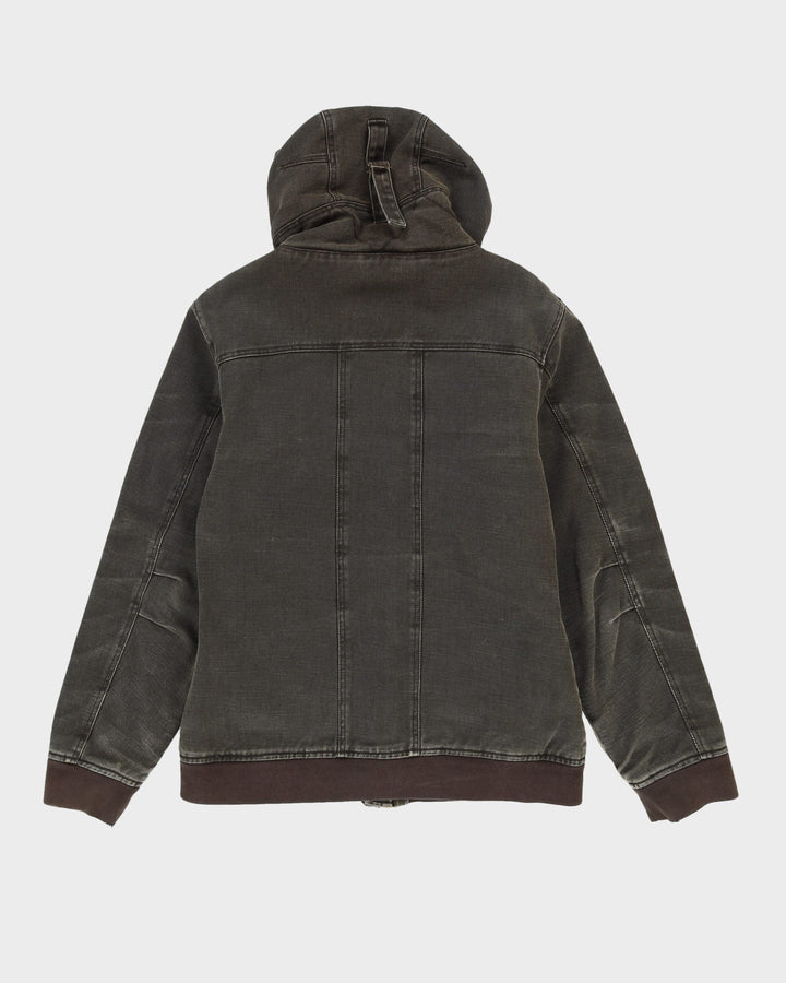 Sitka Heavyweight Grey Hooded Anorak Jacket - L