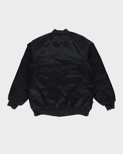 Jordan Padded Black Padded Bomber Jacket - M