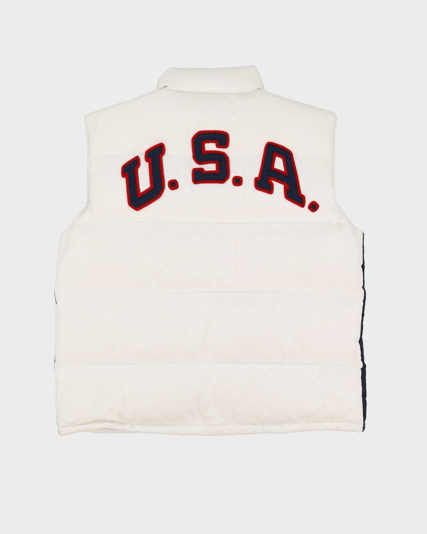 Ralph Lauren 2010 Olympics Team USA White Puffer Gilet - L