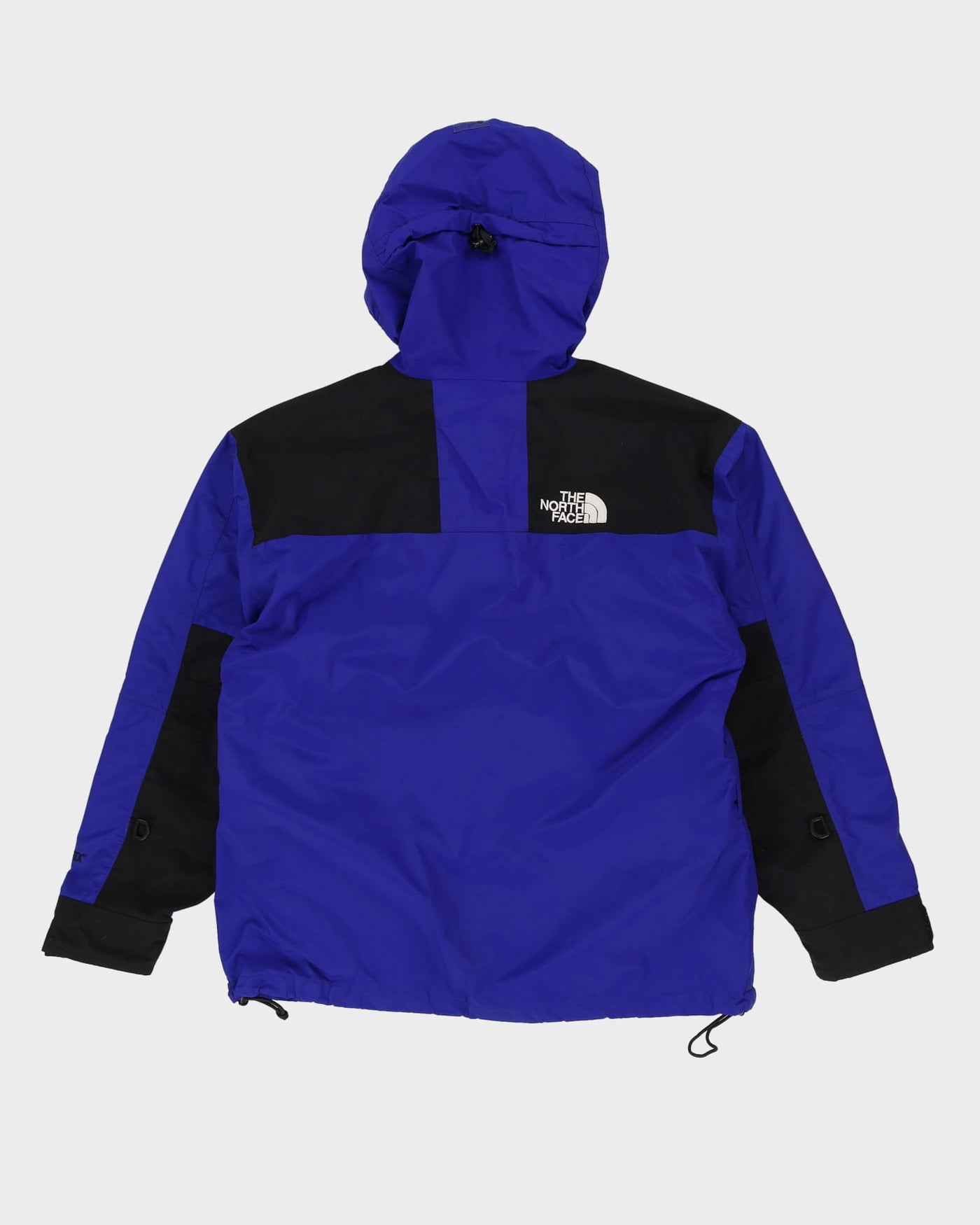 Vintage 90s The North Face Blue Hooded Anorak Jacket - L
