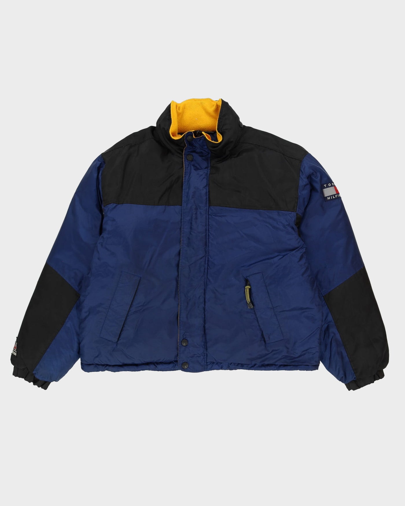 Vintage 90s Tommy Hilfiger Navy / Black Padded Puffer Jacket - L