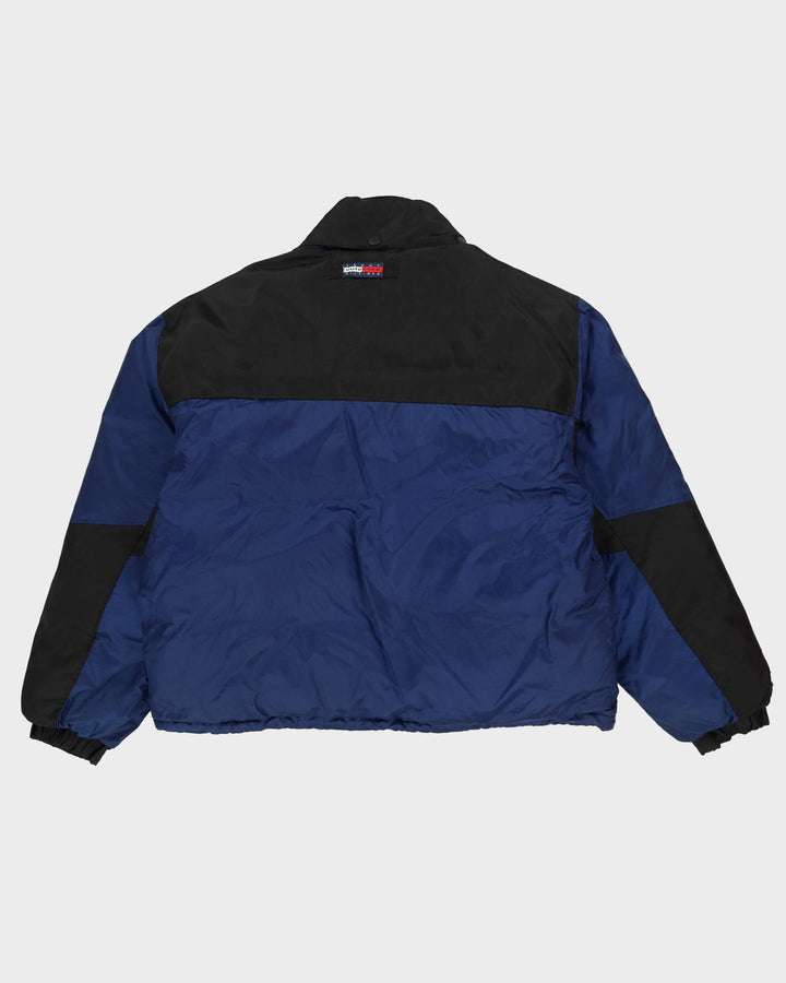 Vintage 90s Tommy Hilfiger Navy / Black Padded Puffer Jacket - L