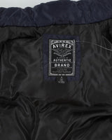 Vintage 90s Avirex Navy Gilet Sleeveless Puffer Jacket - M