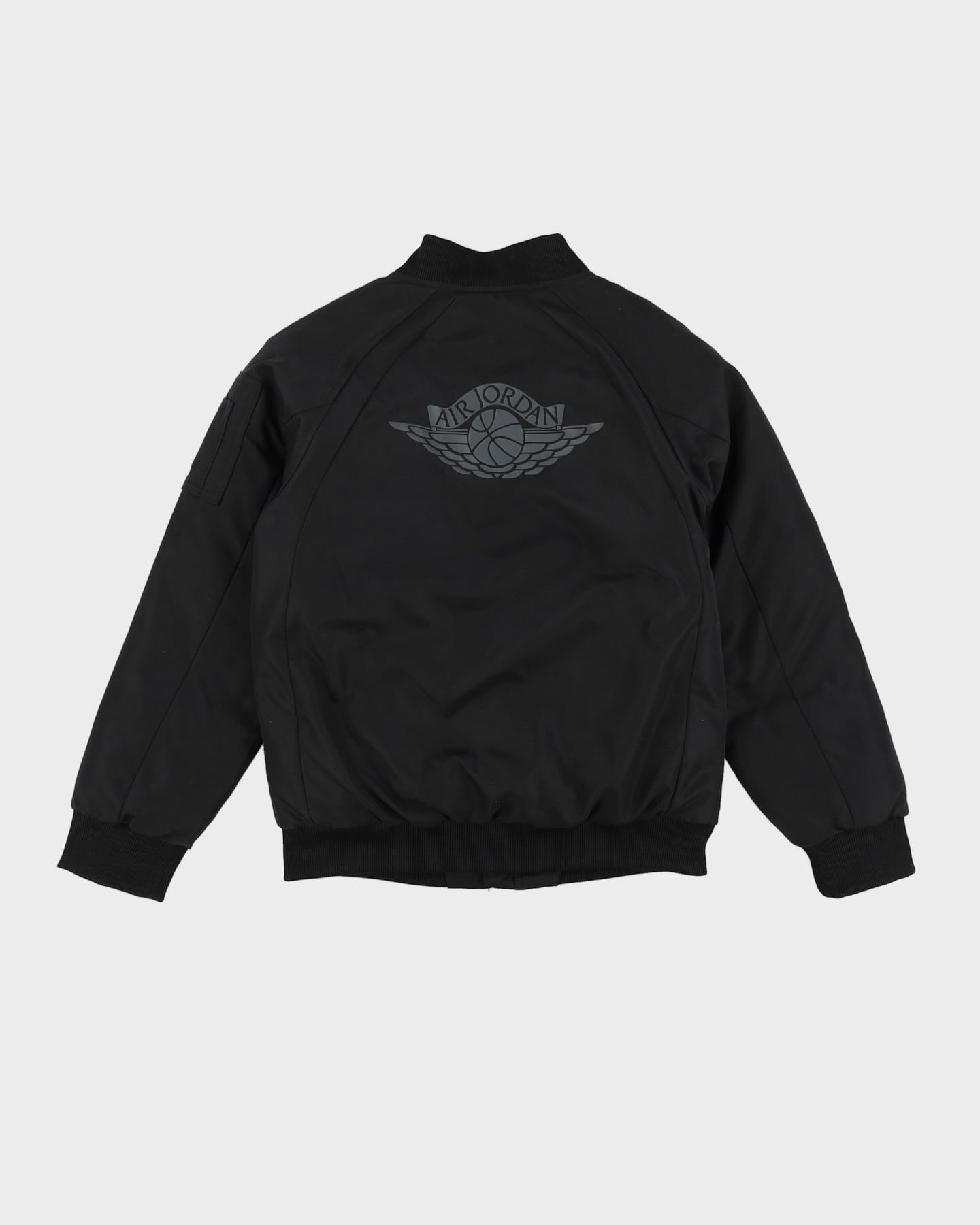 Jordan Black Padded Bomber Jacket - M