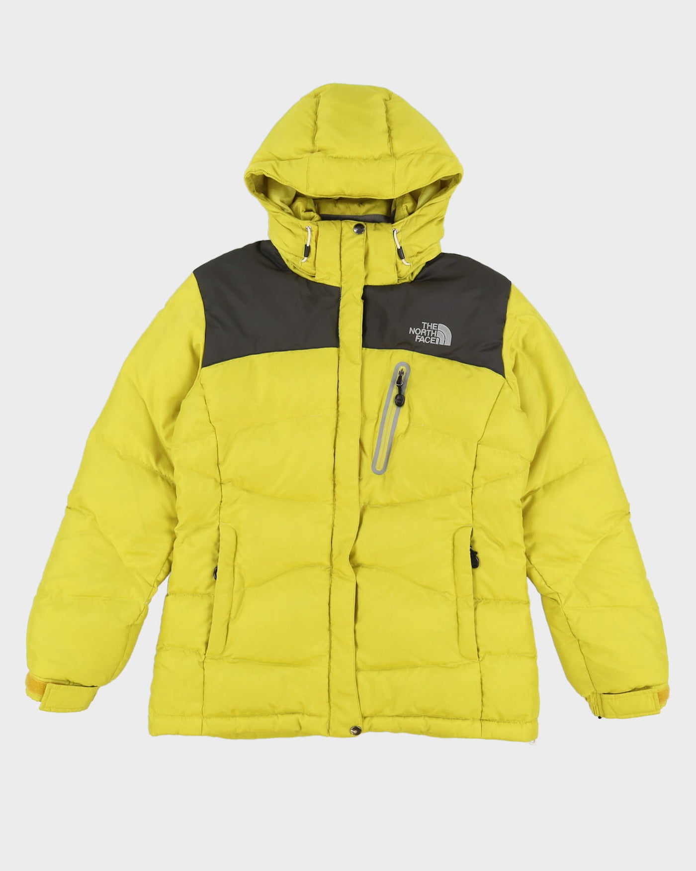 The North Face Green Hooded Puffer Jacket - M