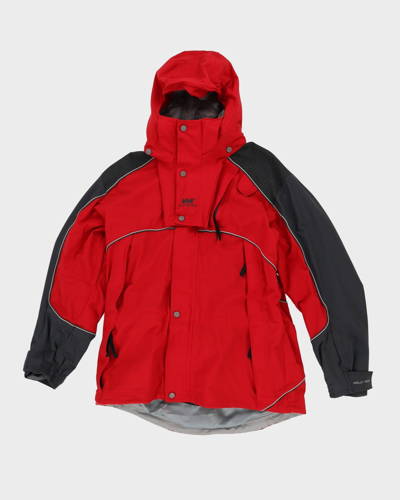 Helly Hansen Red Padded Hooded Anorak Jacket - M