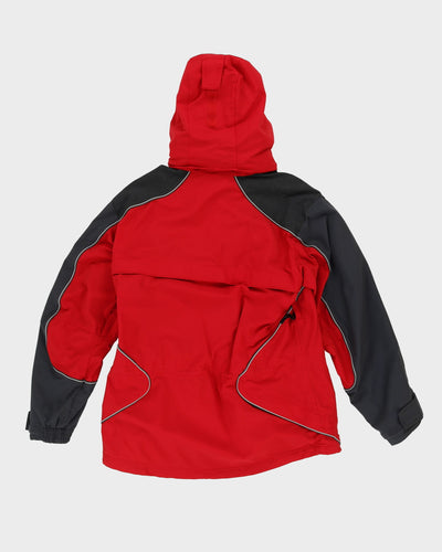 Helly Hansen Red Padded Hooded Anorak Jacket - M