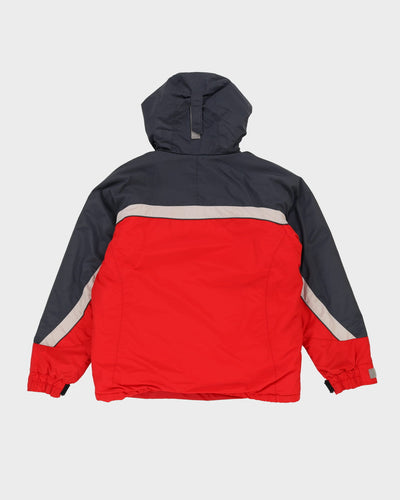 Columbia Sport Red Padded Hooded Anorak Jacket - M