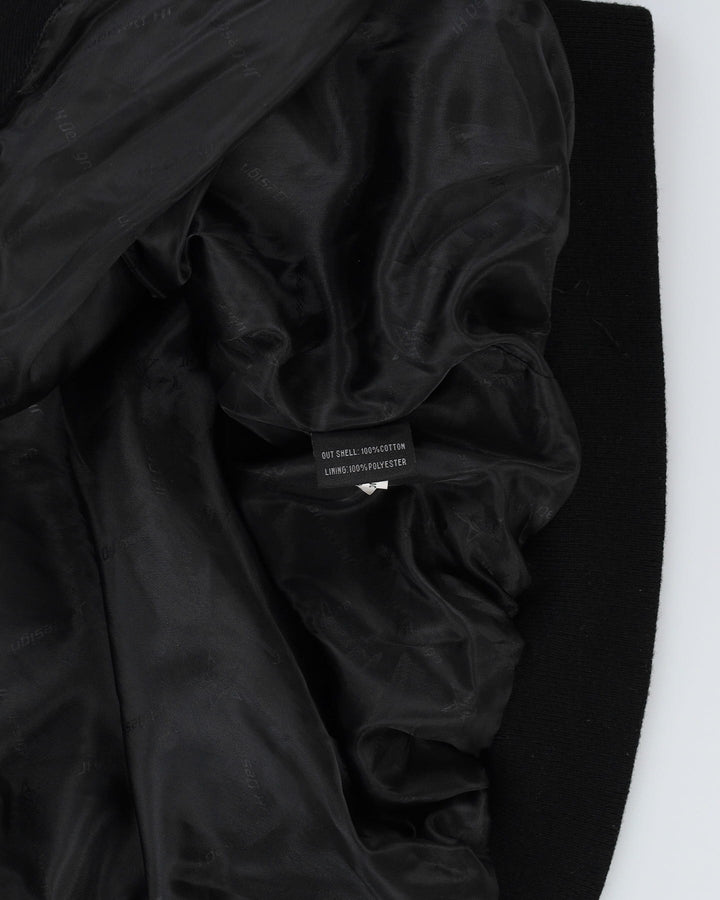 Vintage 90s Black Ford Mustang Nascar Style Racing Jacket Jacket - M