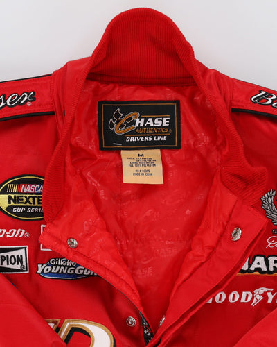 Vintage 90s Budweiser Red Nascar Style Racing Jacket Jacket - M