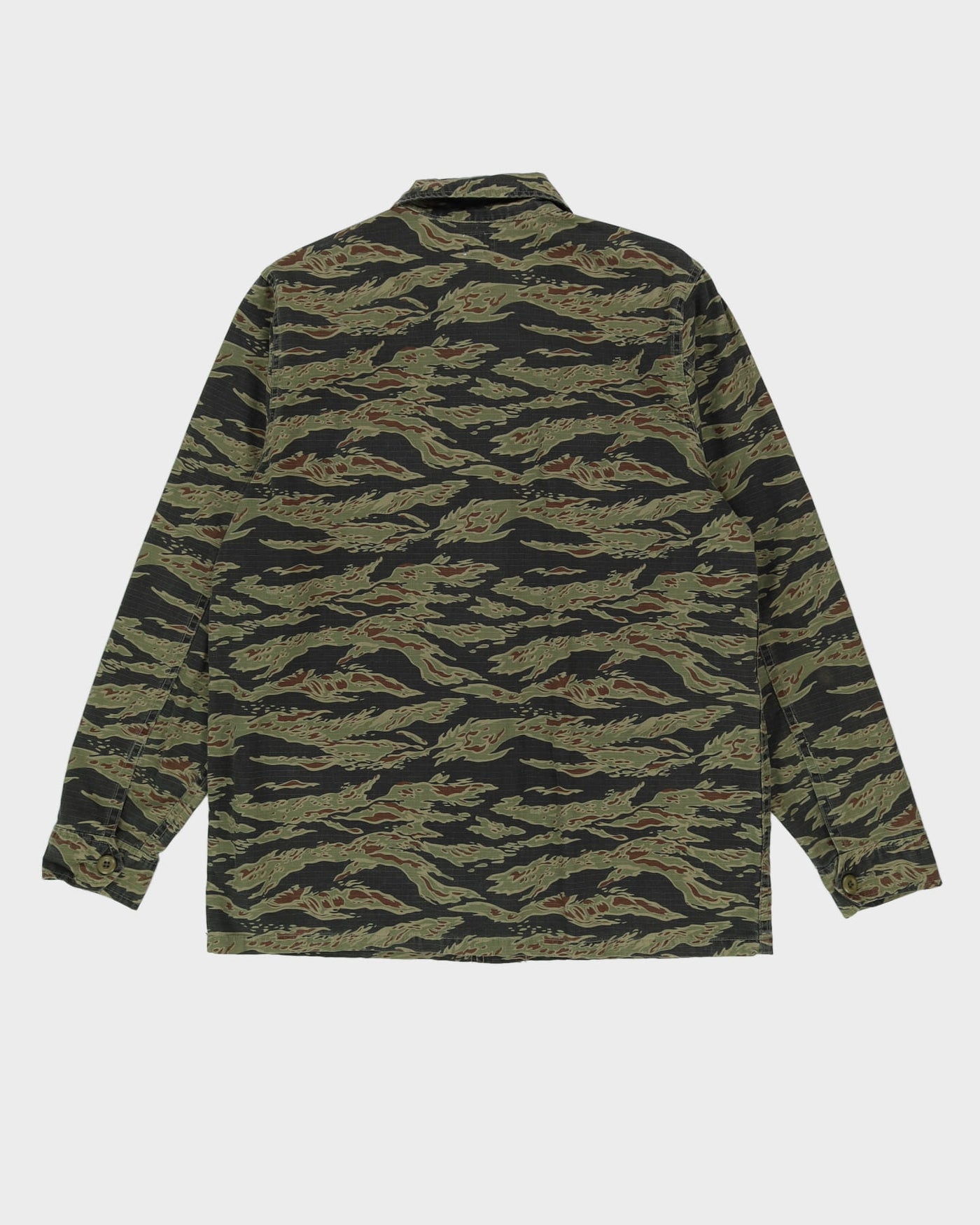 Obey Green All Over Print Camo Field Jacket - L