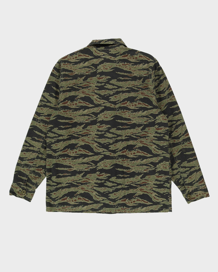 Obey Green All Over Print Camo Field Jacket - L