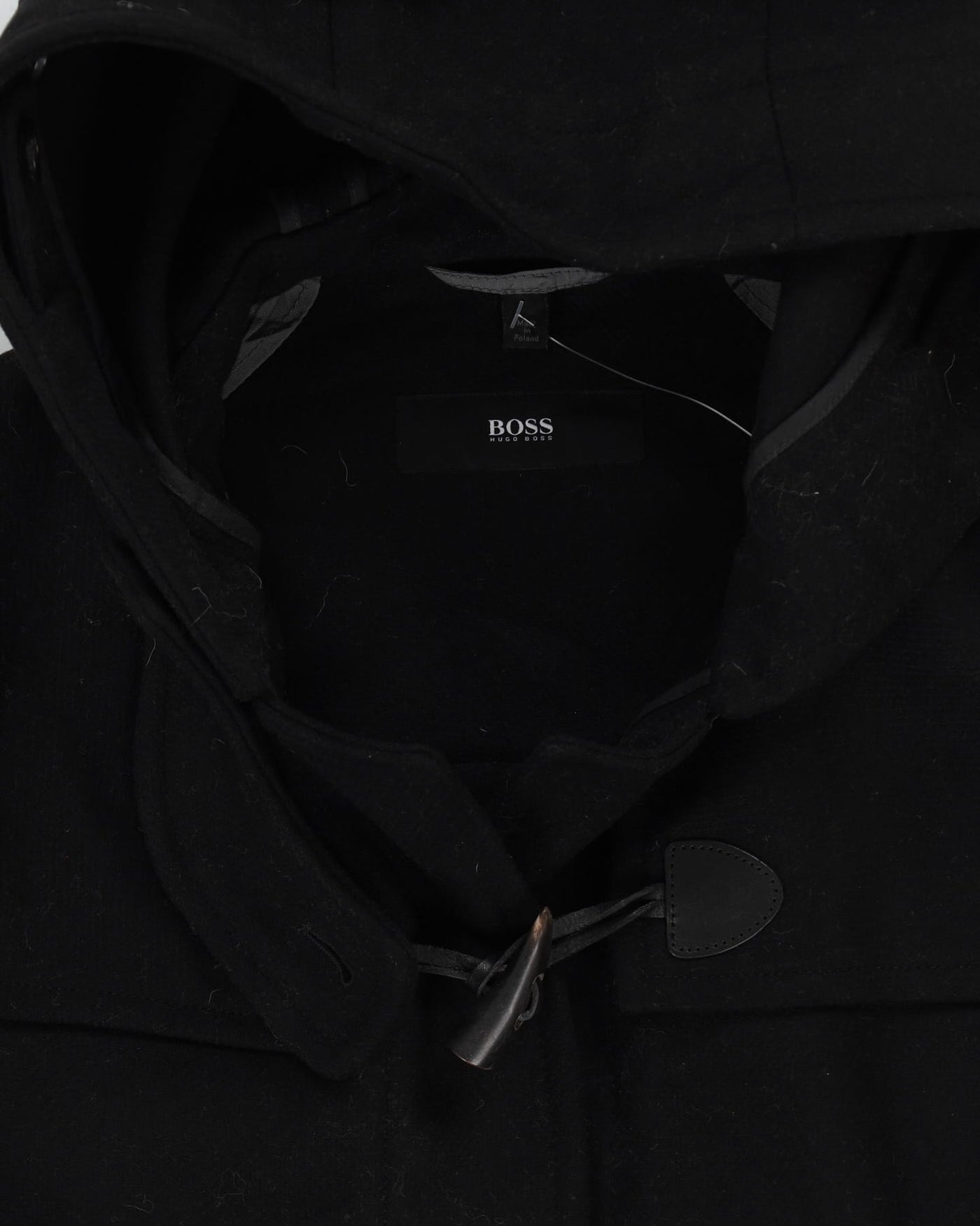 Hugo Boss Black Duffel Coat - M