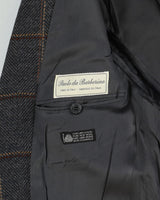 Vintage 80s Grey Patterned Blazer - L