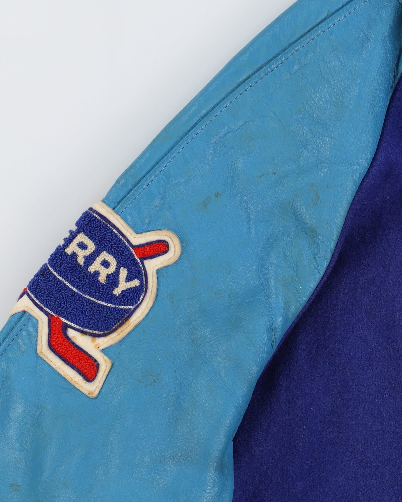 Vintage 70s Blue Baseball / Varsity Jacket - L / XL