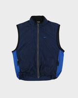 Vintage 90s Nike Blue Navy Gilet - L