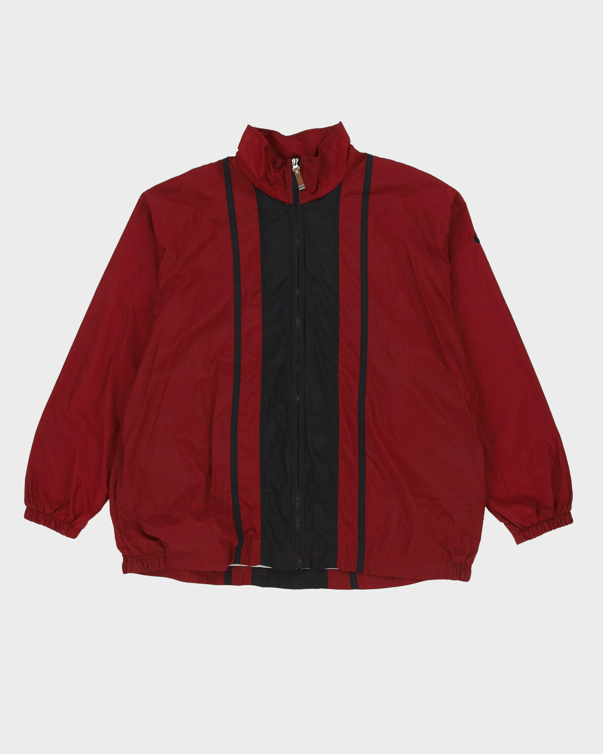 Vintage 90s Nike Burgundy Windbreaker Jacket -XL