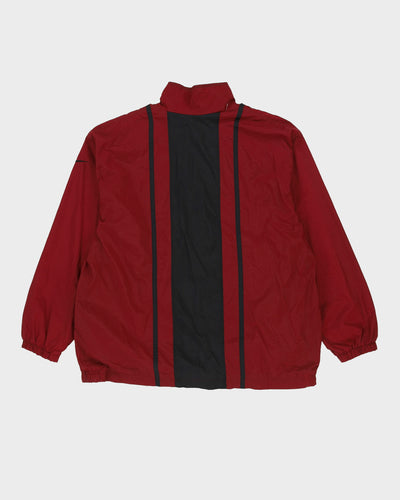 Vintage 90s Nike Burgundy Windbreaker Jacket -XL