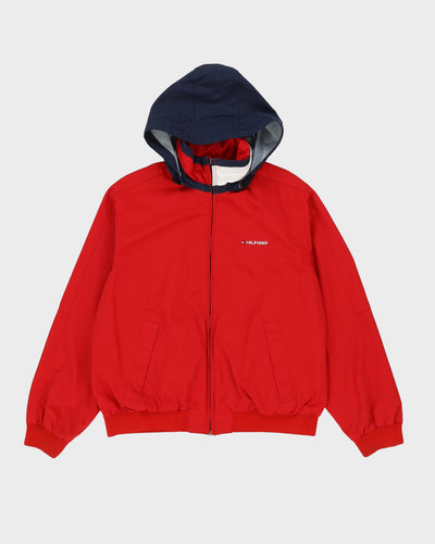 Tommy Hilfiger Red Bomber Jacket - S