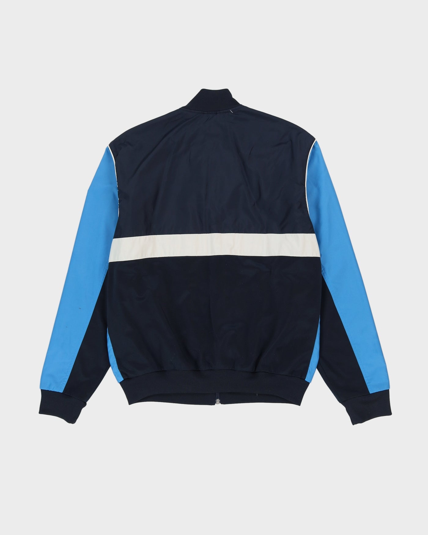 00s Adidas Blue Bomber Jacket - M